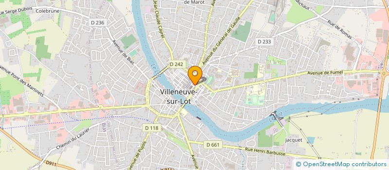 localisation de l'entreprise AFFICHE SERVICE COMMUNICATION à VILLENEUVE-SUR-LOT