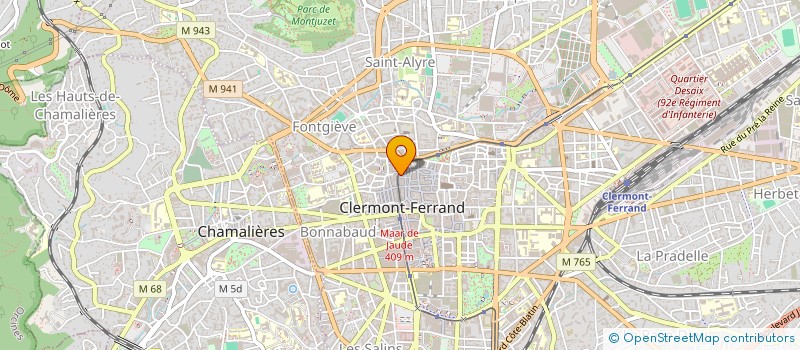 localisation de l'entreprise AFFICHES à CLERMONT-FERRAND