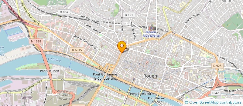 localisation de l'entreprise AFFICHES DE NORMANDIE EDITION PUBLICITE à ROUEN