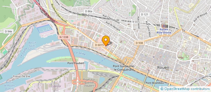 localisation de l'entreprise AFFICHES GRANDE COMMUNICATION à ROUEN