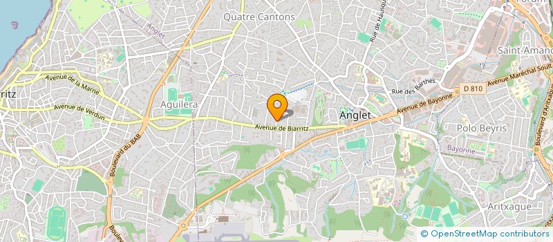 localisation de l'entreprise AFFILANDES  ANGLET