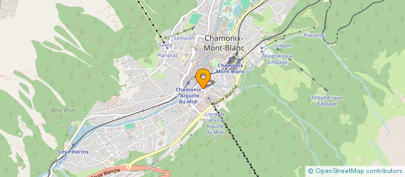 localisation de l'entreprise AFFILIATED REAL ESTATE  CHAMONIX-MONT-BLANC