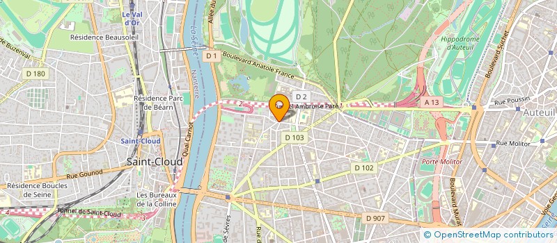 localisation de l'entreprise AFFIM  BOULOGNE-BILLANCOURT