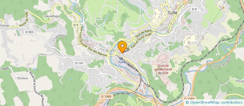 localisation de l'entreprise AFFINAGE ET TERROIRS  EGLETONS