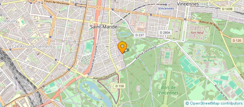 localisation de l'entreprise AFFINANS à SAINT-MANDE