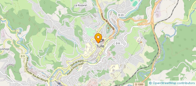 localisation de l'entreprise AFFINE & GOURMAND à TULLE