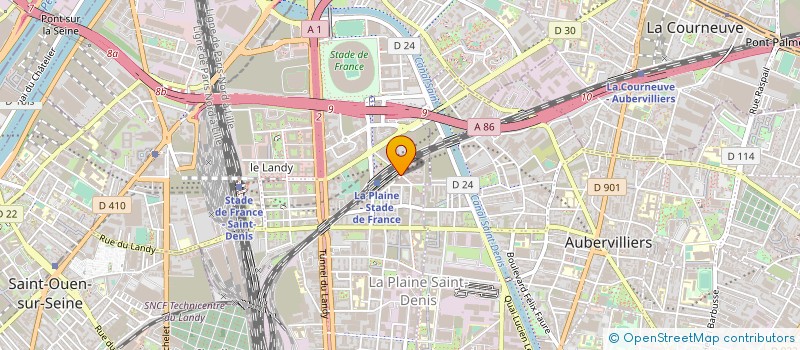 localisation de l'entreprise AFFINERIE DE LA PLAINE à SAINT-DENIS