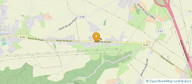 localisation de l'entreprise AFFINERIE DE NORMANDIE à DUCLAIR