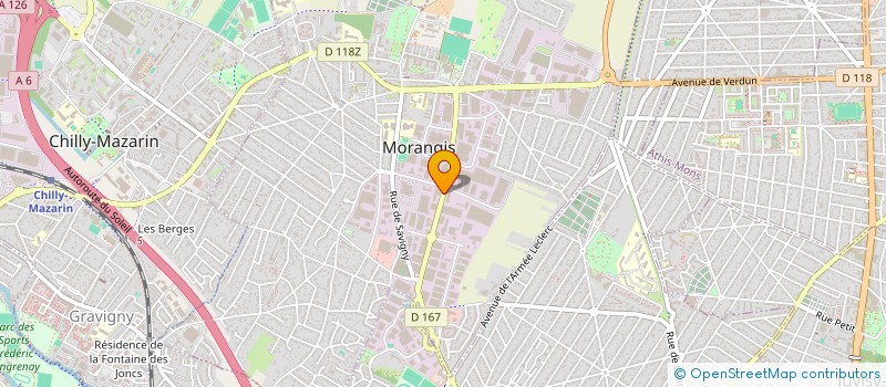 localisation de l'entreprise AFFINERIE DU LOIRET SA à MORANGIS