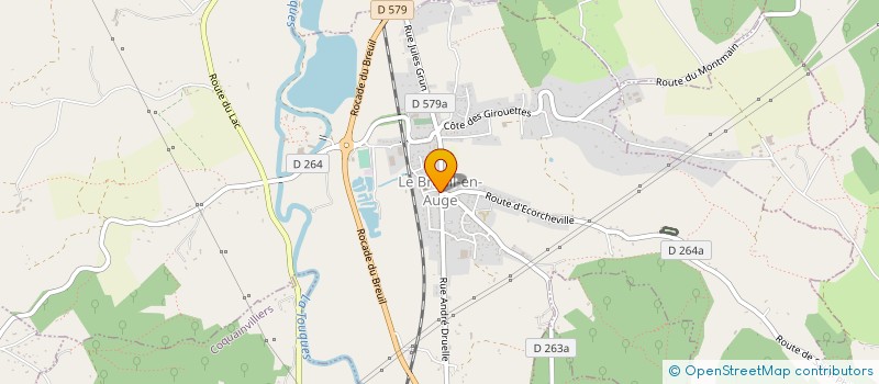 localisation de l'entreprise AFFINIA LACTUM  SAINT BENOIT D'HEBERTOT