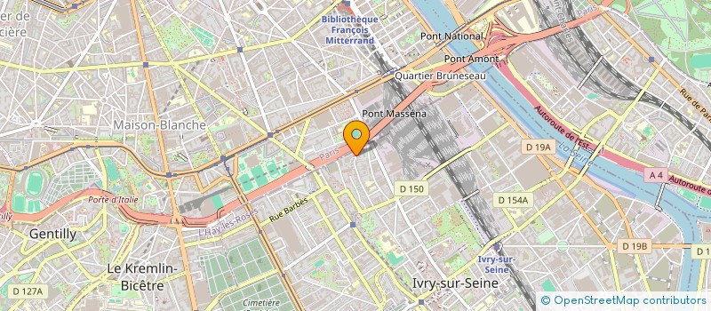 localisation de l'entreprise AFFINITES CONSEILS TELEMATIQUE à IVRY-SUR-SEINE