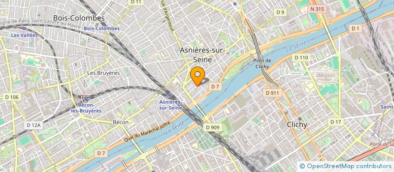 localisation de l'entreprise AFFINITY CONSEILS  ASNIERES-SUR-SEINE