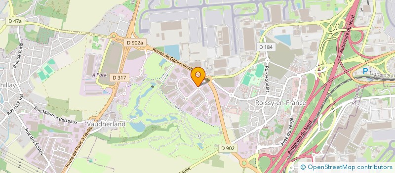 localisation de l'entreprise AFFIPRINT  ROISSY-EN-FRANCE