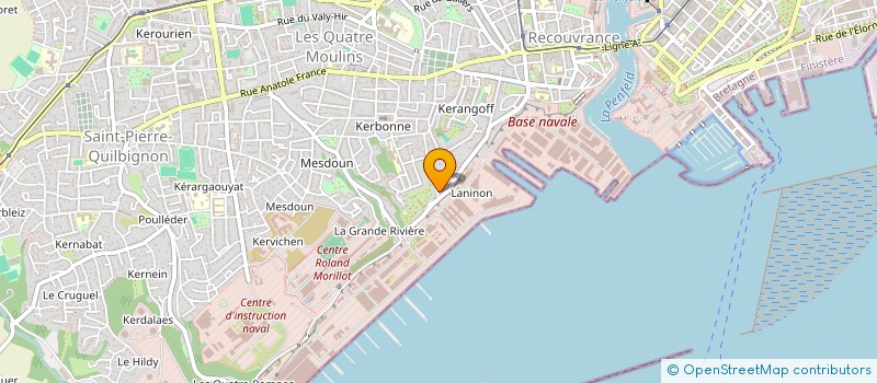localisation de l'entreprise AFFIRAMA à BREST