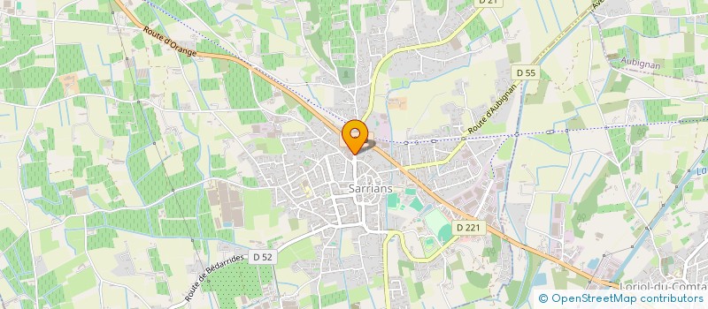 localisation de l'entreprise AFFIX  POSE à SARRIANS