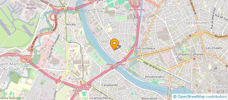 localisation de l'entreprise AFFLEUR DE PEAU à TOULOUSE