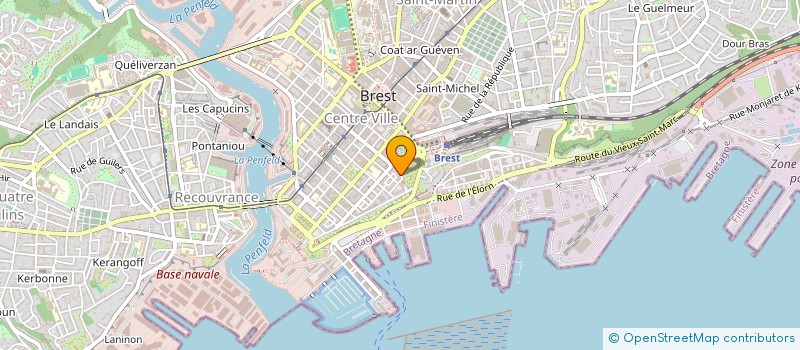 localisation de l'entreprise AFFLUENCE à BREST