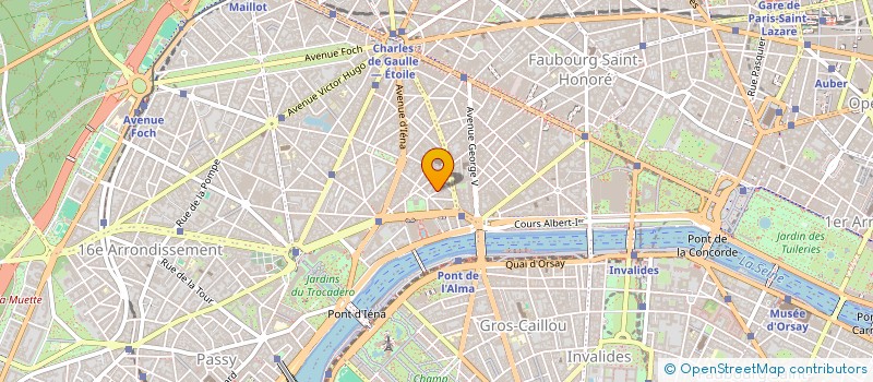 localisation de l'entreprise AFFLUENCE SAS  PARIS