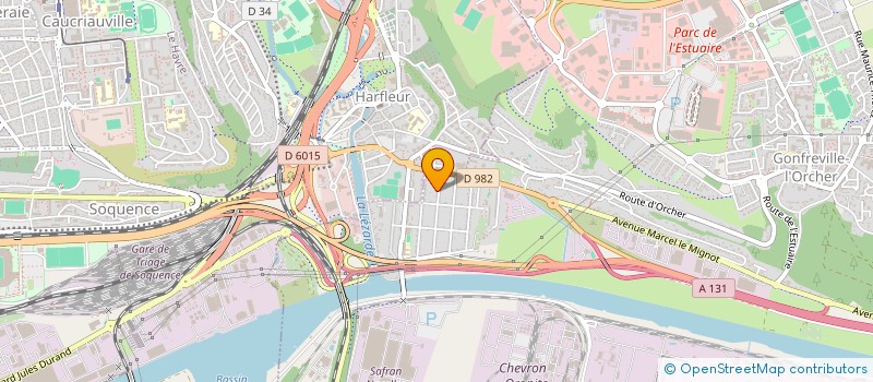 localisation de l'entreprise AFFOUDE  GONFREVILLE-L'ORCHER