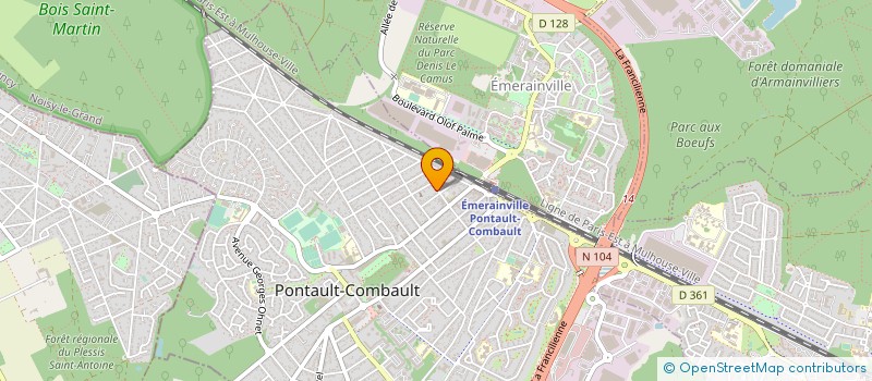 localisation de l'entreprise AFFOUS à PONTAULT-COMBAULT