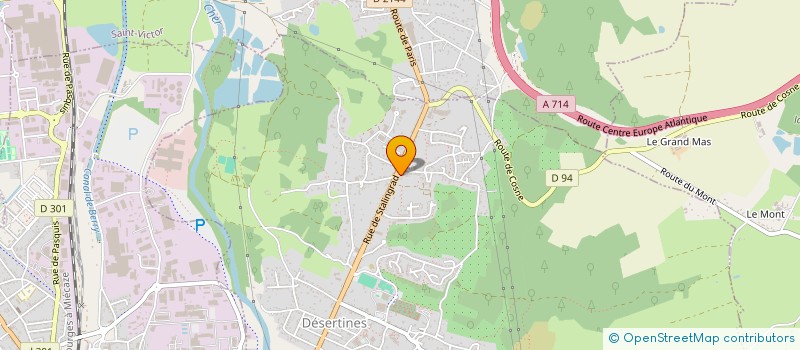 localisation de l'entreprise AFFRAIX  DESERTINES