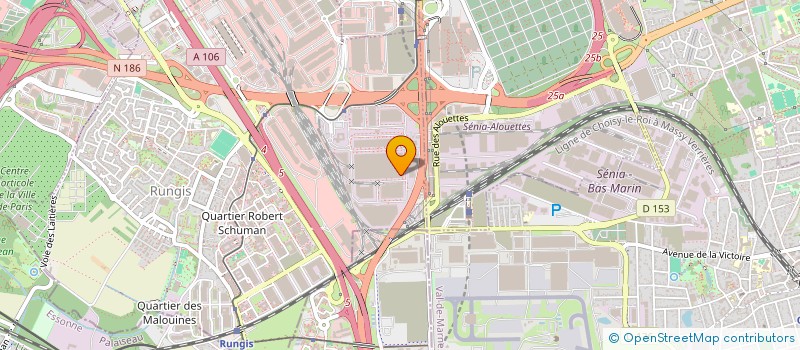 localisation de l'entreprise AFFRETEMENT PROVENCE LIMOUSIN  RUNGIS