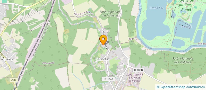 localisation de l'entreprise AFFRETEMENT ROUTIER EUROPEEN à CARNETIN
