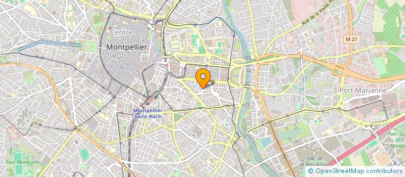 localisation de l'entreprise AFFRETEMENT TRANSPORT & EXPRESS  MONTPELLIER