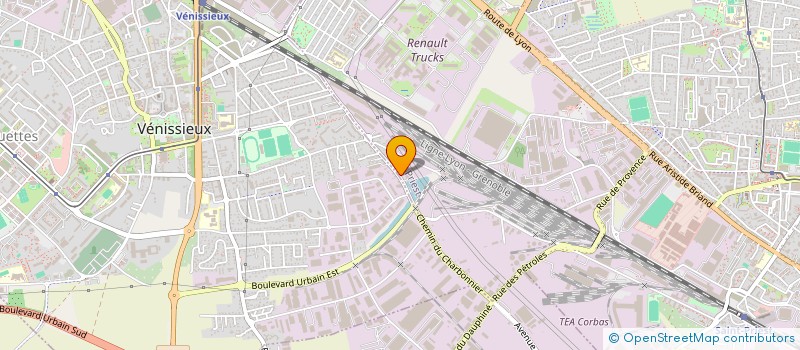 localisation de l'entreprise AFFRETEMENT TRANSPORTS DOUANE  SAINT-PRIEST