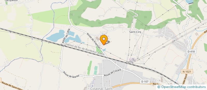 localisation de l'entreprise AFFRETEMENT TRANSPORTS LEMEUNIER à COLAYRAC-SAINT-CIRQ