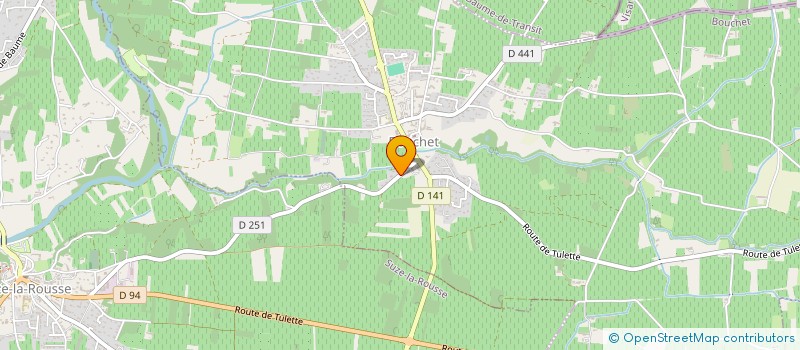 localisation de l'entreprise AFFRETEMENTS TRANSPORTS DROMOIS  ROCHEGUDE