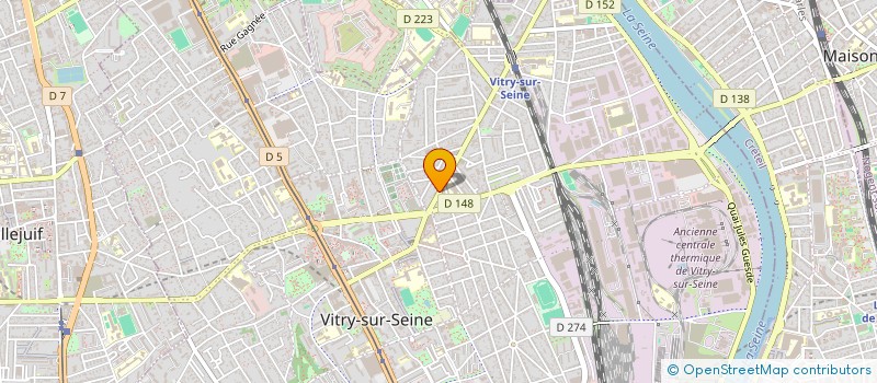 localisation de l'entreprise AFFRIK STYL à VITRY-SUR-SEINE