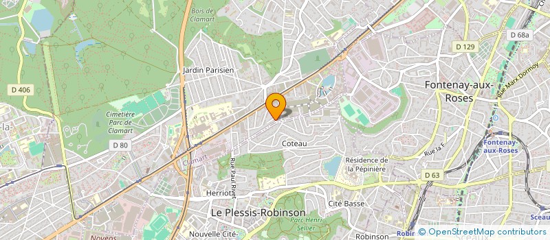 localisation de l'entreprise AFFSANA à CLAMART