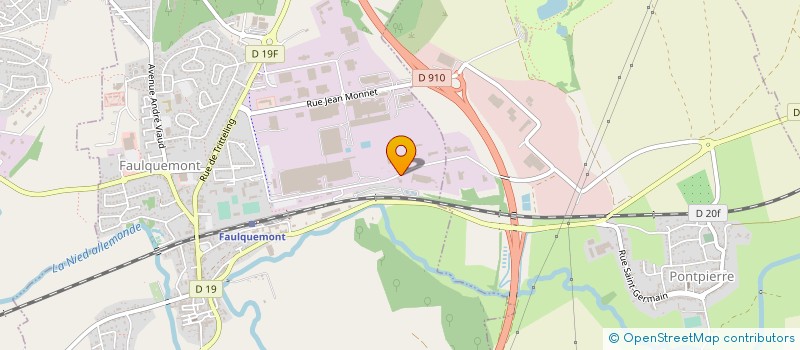 localisation de l'entreprise AFFU LOCA à FAULQUEMONT