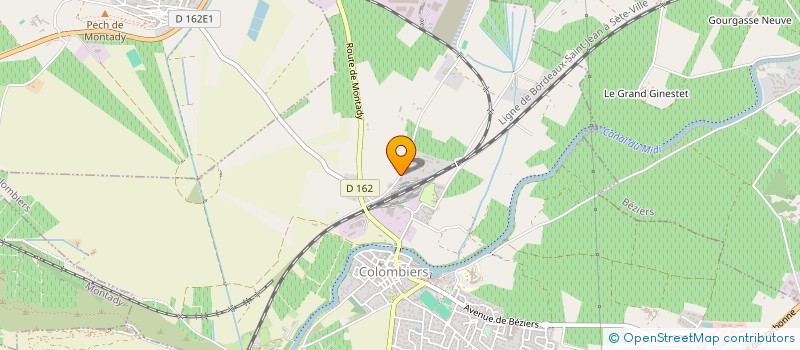 localisation de l'entreprise AFFUT34 à COLOMBIERS