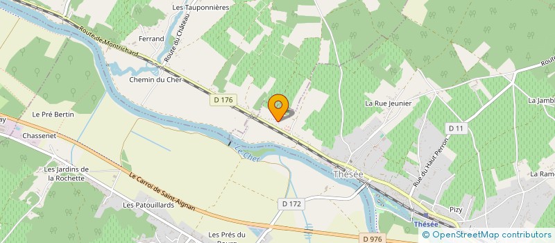 localisation de l'entreprise AFFUTAGE FORESTIER THESEEN  THESEE