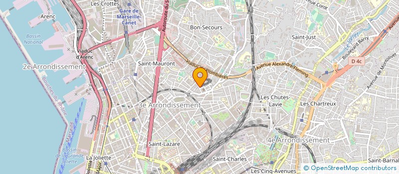 localisation de l'entreprise AFFUTAGE RECTIFICATION MECANIQUE à MARSEILLE