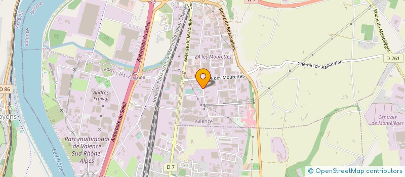 localisation de l'entreprise AFFUTAGE VALENTINOIS à VALENCE