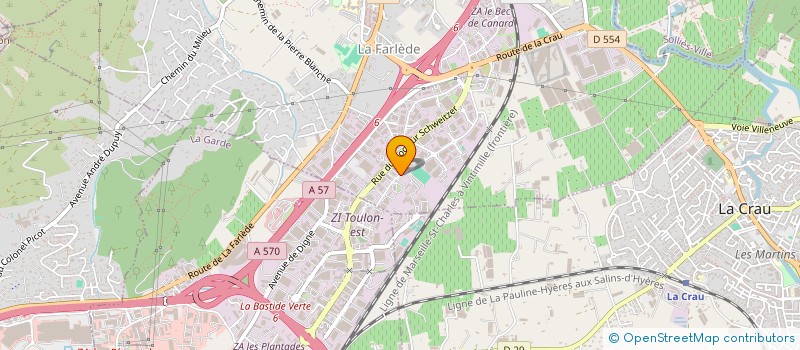 localisation de l'entreprise AFFUTAGE VAROIS à LA FARLEDE