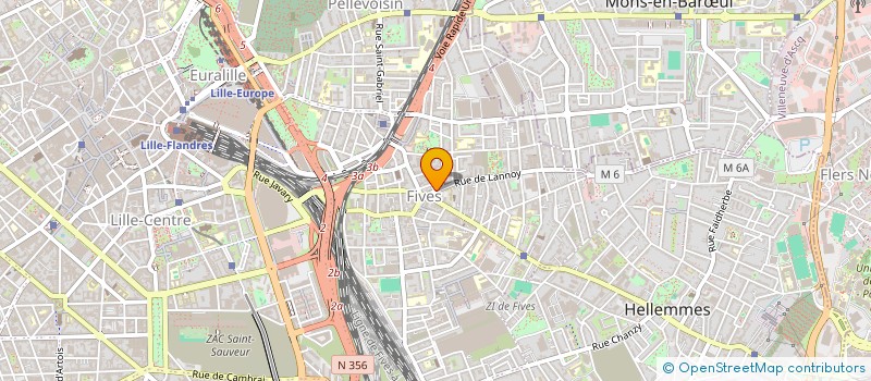 localisation de l'entreprise AFG à LILLE