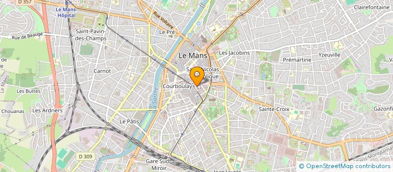 localisation de l'entreprise AFG  LE MANS