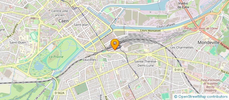 localisation de l'entreprise AFG à CAEN