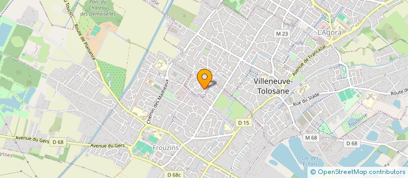 localisation de l'entreprise AFG CARRELAGE à VILLENEUVE-TOLOSANE