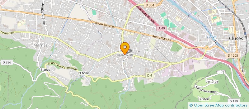localisation de l'entreprise AFG ELEC à SCIONZIER