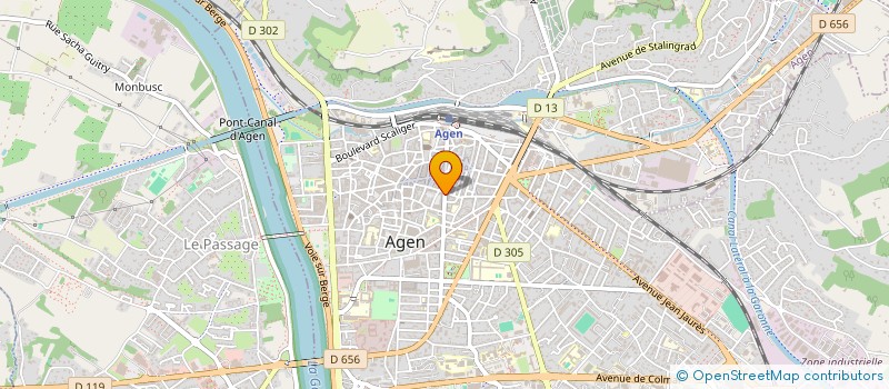 localisation de l'entreprise AFG FAST-FOOD  AGEN