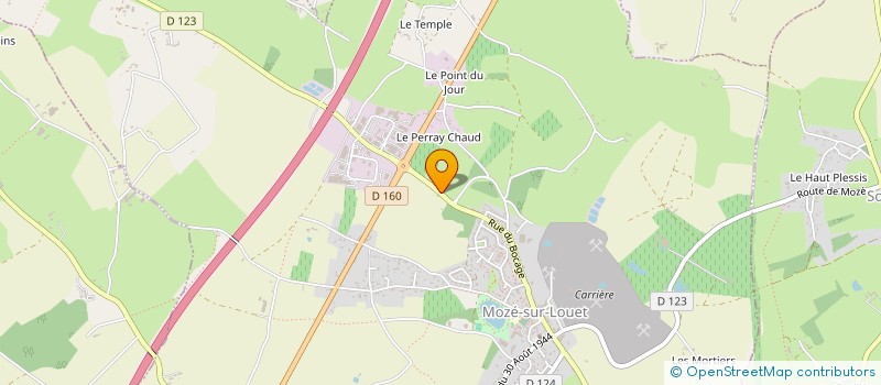 localisation de l'entreprise AFG FINANCES  MOZE-SUR-LOUET