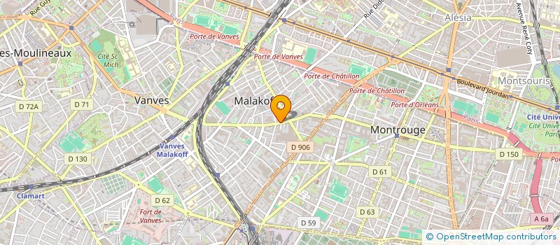 localisation de l'entreprise AFG HABITAT à MALAKOFF