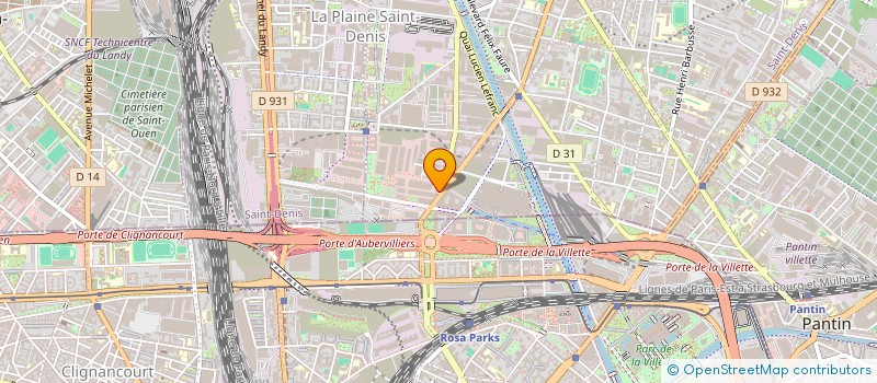 localisation de l'entreprise AFG IMPORT EXPORT  AUBERVILLIERS