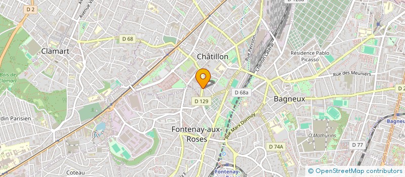 localisation de l'entreprise AFG INTEGRALE PROTECTION à CHATILLON
