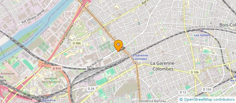 localisation de l'entreprise AFG.LOC à COLOMBES